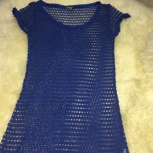 NWOT Netted Coverup Dress